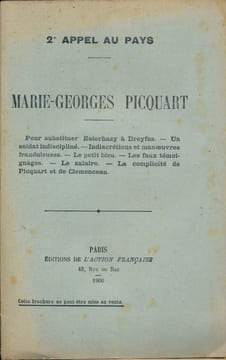 Marie-Georges Picquart. DUTRAIT-CROZON Henri