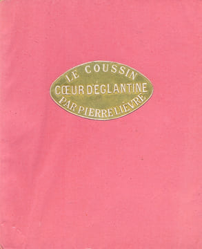 Le Coussin Coeur d'églantine. LIEVRE Pierre