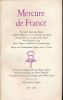Mercure de France. Mars 1964. COLLECTIF 