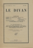 Le Divan. N° 160 de juin 1930. COLLECTIF 