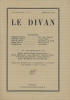 Le Divan. N° 161 de juillet - Août 1930. COLLECTIF 
