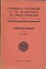 Congrès de Psychiatrie et de Neurologie de langue française. LVIIe session. Tours 8 - 13 juin 1959. Comptes-rendus. COSSA Paul