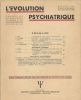 L'évolution psychiatrique. 1960. Tome XXV. Fascicule IV. Octobre décembre. COLLECTIF 