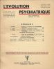 L'évolution psychiatrique. 1959. Fascicule IV. Octobre décembre . COLLECTIF 
