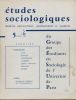 Etudes Sociologiques. Bulletins universitaire, professionnel et syndical. N° 5 & 6  Année V. COLLECTIF 