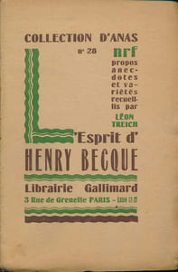 L'Esprit d'Enry Becque
