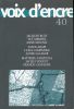 Voix d'encre. 40 . COLLECTIF 