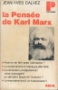 La pensée de Karl Marx . CALVEZ Jean-Yves 