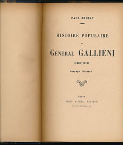 Histoire populaire du Général Galliéni 1849 - 1916