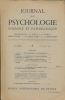 Journal de Psychologie normale et pathologique. 42e année. N°2 d'avril - juin 1949. COLLECTIF 