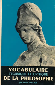 Vocabulaire technique et critique de la philosophie