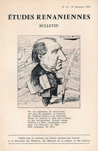 Société des Etudes Rénaniennes. Bulletin N° 21 de 1974