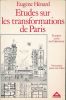 Etudes sur les transformations de Paris et autres écrits sur l'Urbanisme . HENARD Eugène 