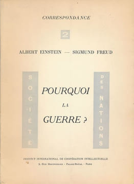 Pourquoi la guerre ?. EINSTEIN Albert - FREUD Sigmund