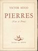 Pierres (vers et prose). HUGO Victor 