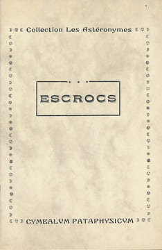 Escrocs. FERRY Jean