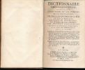 Dictionnaire Théologique-Portatif, contenant l'exposition et les preuves de la révélation ; de tous les dogmes de la foi et de la morale ; les points ...