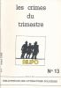 Les crimes du trimestre. Du n°1  au n°16. POLAR ] REVUES LITTERAIRES 
