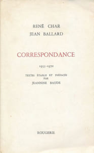 Correspondance. 1935 - 1970 