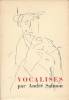 Vocalises. SALMON Andr&eacute;