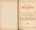 O. V. de L. Milosz 1877 - 1939. COLLECTIF 