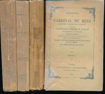 Mémoires du Cardinal de Retz. RETZ Cardinal de