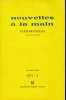 Nouvelles &agrave; la main. Paris - Bruxelles. Nouvelle s&eacute;rie 1974. 2 . COLLECTIF 