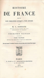 Histoire de France depuis les origines jusqu'à nos jours. Complet 9 volumes
