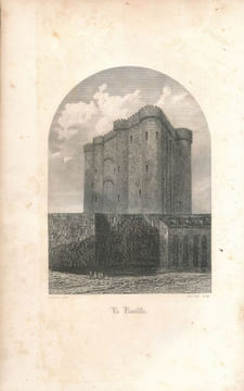 Histoire de la Bastille depuis sa fondation 1374 jusqu'à sa destruction 1789. Complet 6 volumes . ARNOULT A - ALBOIZE de PUJOL