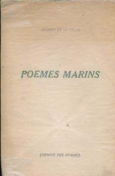 Poèmes marins. CROIX Robert de la