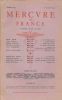 Mercure de France. N&deg;1043. 1950. COLLECTIF 