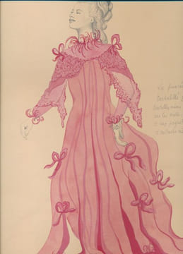 Dessins originaux pour décor de théâtre. Lorsque cinq ans seront passés . GARCIA LORCA Fédérico ]