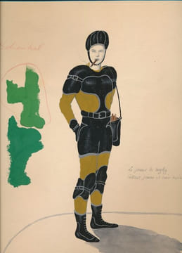 Dessins originaux pour décor de théâtre. Lorsque cinq ans seront passés . GARCIA LORCA Fédérico ]