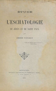 Etude sur l'eschatologie de Jésus et de Saint Paul 