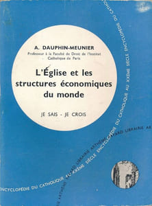 L'Eglise et les structures économiques du monde