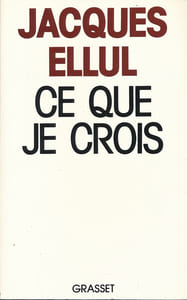 Ce que je crois