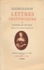Lettres historiques. SEVIGNE Madame de 