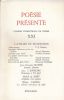 Poésie Présente. XXI. Décembre 1976 . POESIE PRESENTE  ] REVUE LITTERAIRE