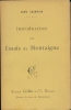 Introduction aux Essais de Montaigne. CHAMPIN Edme