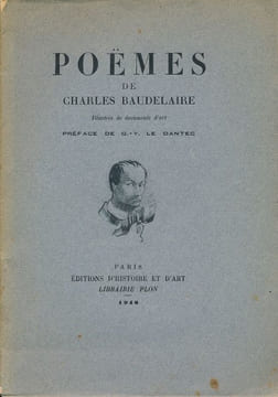 Poëmes de Charles Baudelaire. Illustré de documents d'art. BAUDELAIRE Charles