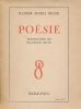 Po&eacute;sie . RILKE Rainer Maria 