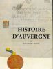 Histoire d'Auvergne. MANRY André Georges