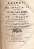 L'esprit des ordonnances et des principaux édits et déclarations de Louis XV, en matière civile, criminelle et bénéficiale. SALLE, Avocat 