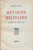 Révolte militaire. Alger, 22 avril 1961. AZEAU Henri