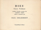 Dieu. Oeuvres posthume . IBRAHIMOFF Oleg 