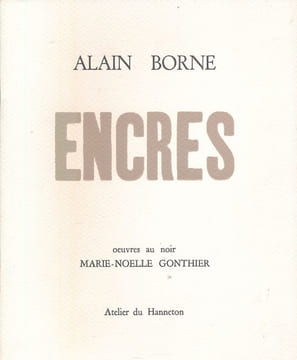 Encres . BORNE Alain