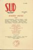 Sud. Revue littéraire bimestrielle. Hors série 1982. Robert Musil . COLLECTIF 