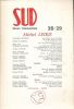 Sud. Revue littéraire bimestrielle. 28-29 Michel Leiris. COLLECTIF 