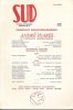 Sud. Revue littéraire bimestrielle. 43. André Suarès. COLLECTIF 