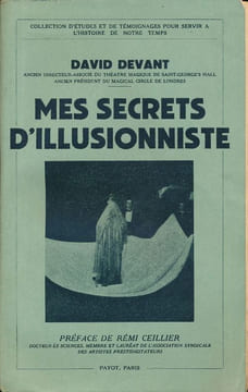 Mes secrets d'illusionniste. DEVANT David 